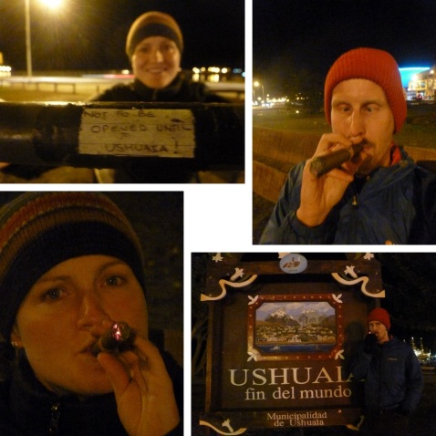 Various photos of cigar-smoking lunacy