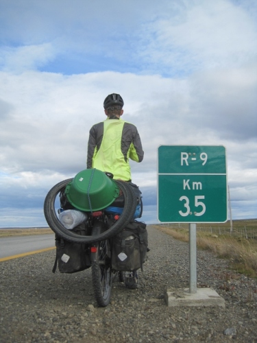 117km down, 35km to go: Punta Arenas in touching distance