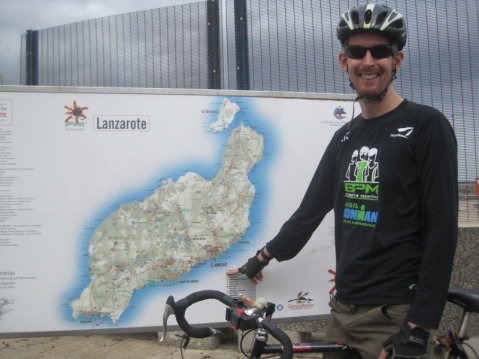 Bike touring round Lanzarote